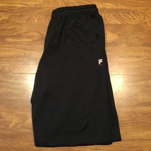 Black Fila Running Pants